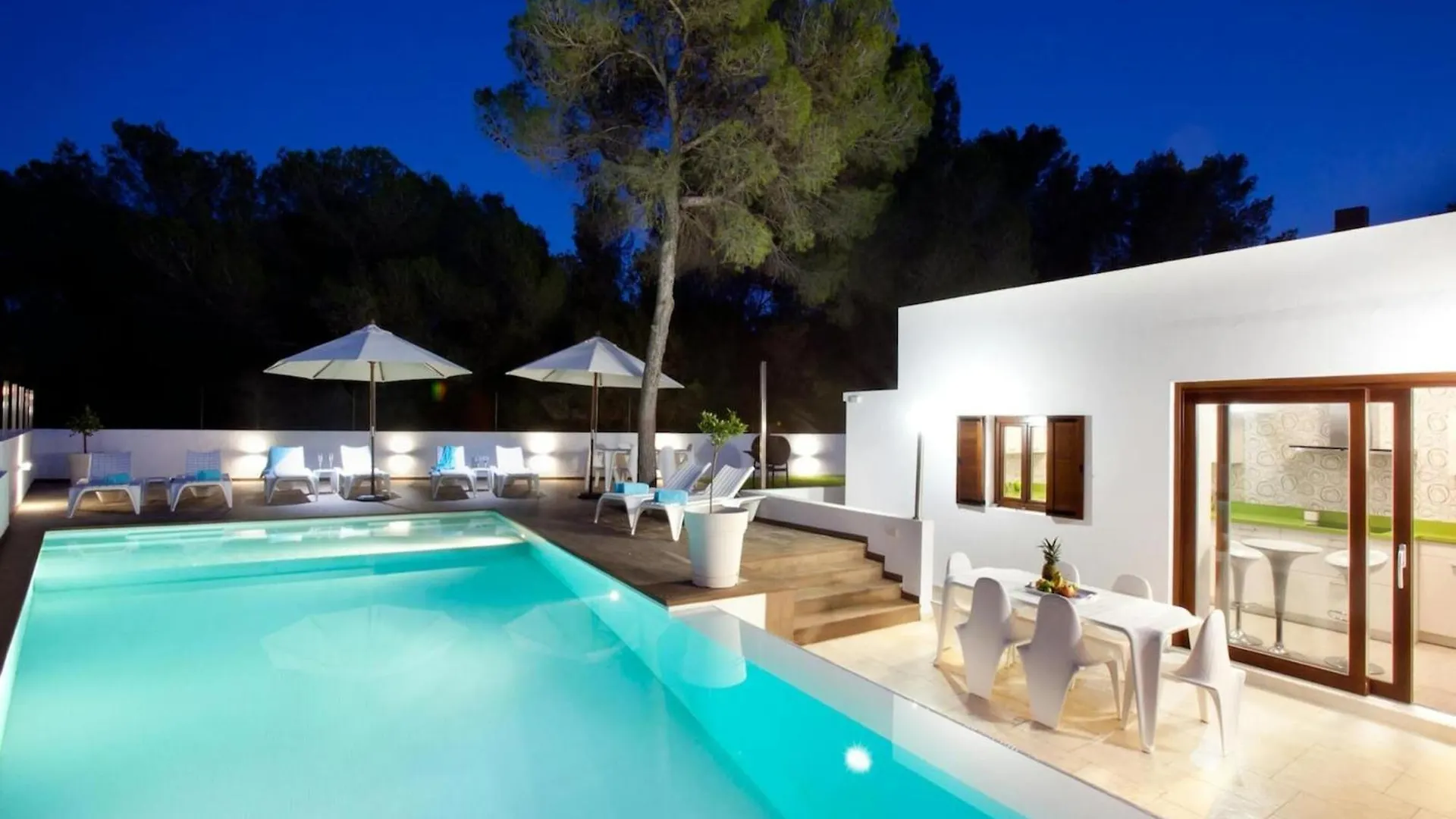 Casa de Férias Beachfront Villa With Saltwater Pool San José Espanha